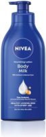 NIVEA Nourishing Body Milk 600ml Body Lotion with Hyaluronic Acid | 72Hr Hydration | Deep Moisture Care for Very Dry Skin | Enriched with Almond Oil | Smooth, Radiant & Healthy Looking Skin Care