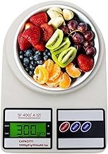 ATOM ALISTON K1 Series Digital Kitchen Weighing Scale 10 kg, Electronic Weight Machine with LCD Display for Baking, Cooking, Food & Diet, SF-400/A121. 6Months